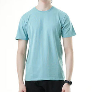 Elegante Camiseta de algodón para ropa informal y semiformal disponible en varios colores, cómoda y personalizable - Product Image 1