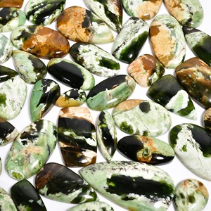 Lote al por mayor, forma de mezcla, 100%, parte superior Natural, cromo, calcedonia, cabujón, ágata, piedra preciosa de cuarzo para la fabricación de joyas, piedras preciosas sueltas - Product Image 4