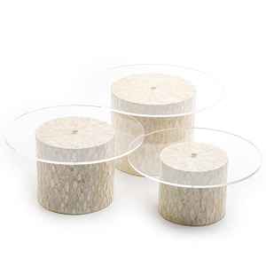 Base de perle de nacre verte, support à Dessert à un niveau/support à gâteau en acrylique/plateau à gâteau pour fête d'anniversaire et de mariage - Product Image 5