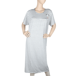 Chemise de nuit pour femme - Gris - Product Image 2