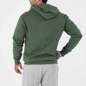 Sweat à capuche zippé 100% coton doublé, lavé à la pierre, imprimé numérique, broderie 3D - Product Image 3