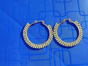 Custom Made Glass Seed <b>Beaded</b> Earrings in Hoop Style Ideal for Fashion Jewelry Designers and Fashion Jewelry Resellers - Product Image 6