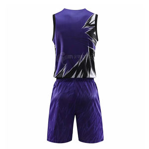 Uniforme de basket-ball pour hommes, design unique, vêtements de sport respirants de haute qualité à séchage rapide - Product Image 2