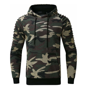 Sudadera con capucha de camuflaje transpirable de diseño único personalizado, Sudadera con capucha informal de invierno para exteriores, servicio de impresión digital OEM disponible - Product Image 5