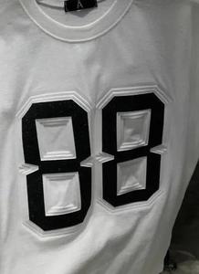 เสื้อยืดลายนูนสำหรับผู้ชายเสื้อยืด100% คอตตอนแท้ดีไซน์ออกแบบได้ตามที่ต้องการเสื้อยืดแฟชั่นลายนูน3D สำหรับผู้ชาย - Product Image 5
