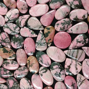 ทับทิมธรรมชาติ cabochons เครื่องประดับอัญมณีอัญมณีอัญมณีหลวม - Product Image 1