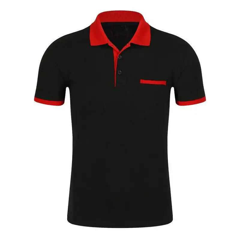 VCustom işlemeli baskı adam % 100% pamuk Polo GÖMLEK Golf iş üniforma düz renk Polo tişört erkek Polo gömlekler Polo GÖMLEK s