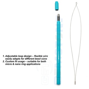 Hair <b>Extension</b> Tool for <b>Micro</b> Beads & Nano Rings Installation – Professional Pulling Loop Needle with Anti-Slip Grip - Product Image 4