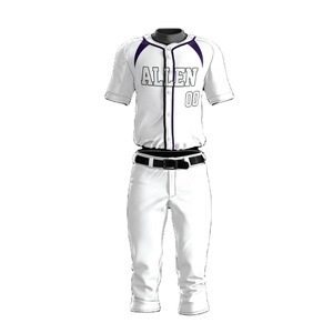 Conjunto de Jersey de béisbol profesional de alta calidad para hombre, mejor precio, servicio OEM, ropa deportiva con patrón en blanco, opciones de talla grande, equipo alto - Product Image 4