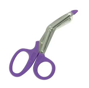 Tijeras de utilidad de acero inoxidable alemán de calidad superior, tijeras de lona de enfermera, tijeras de vendaje con mango de plástico para Manual - Product Image 5