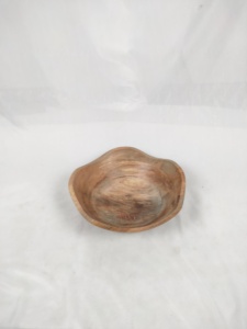 Ensaladera de Madera Antigua de Alta Calidad, Diseño Redondo de Lujo en Madera de Acacia y Mango para Decoración del Hogar y Uso en la Cocina - Product Image 6