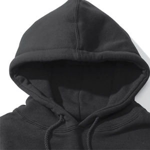 Sweat-shirt à capuche en molleton de coton à manches longues pour homme, léger, tendance, coupe ajustée, à vendre - Product Image 2