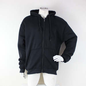 100% polyester épais lourd éponge française hiver brodé blanc surdimensionné Streetwear Logo personnalisé pull à capuche - Product Image 3