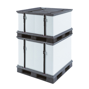 Élégant compact recyclable de matière plastique d'emballage blanc noir efficace de boîtes de rangement de luxe personnalisables de petite entreprise - Product Image 4