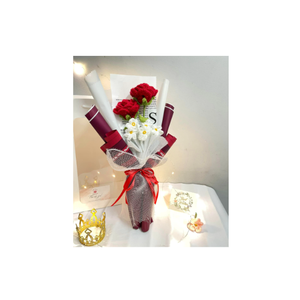 Fleurs au crochet pour décoration/cadeau pour l'exportation-cadeau fait main significatif pour les occasions d'anniversaire - Product Image 4