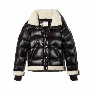 2025 Venta caliente personalizado mujer invierno impermeable Puffer abrigo abajo burbuja abrigo Patchwork grueso Puffer chaquetas - Product Image 2