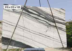 Premium Quality Indian White <b>Marble</b> Raw Block for Indoor Use for Villa Slabs Tiles Countertops Kitchen Interior Flooring 1-Year - Product Image 2