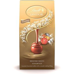 Truffes au chocolat au caramel salé au lait Lindtt LINDOR 600g, chocolat suisse de qualité supérieure, fondant, boîte cadeau, prix avantageux - Product Image 3