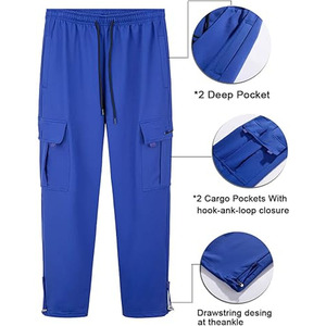 Nuevo diseño logotipo personalizado hombres gimnasio Jogger alta calidad Slim Fit Casual hombres Jogger pantalones subidos por Dress Sports - Product Image 5