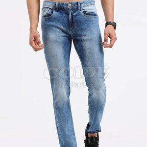 Pantalones Vaqueros de Color Personalizado para Hombre a Precio Económico, Nuevo Estilo para Uso en Exteriores, Pantalones de Hombre Lavados de la Mejor Calidad - Product Image 1