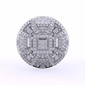 Hoàng Gia Crest Thiết kế phòng thí nghiệm phát triển chiếc nhẫn kim cương cho trẻ em gái và phụ nữ tuyệt vời vòng chắc chắn làm cho bất kỳ trang phục hoàng gia & thanh lịch - Product Image 3