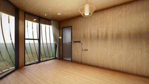 Edificios prefabricados 40HC Industrial Vietnam Alta calidad HN02 BUNGALOW Nuevos 50 m² Invernaderos prefabricados - Product Image 4