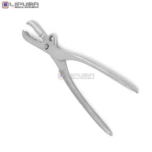 Pinzas ortopédicas manuales de acero inoxidable Farabeuf, abrazadera quirúrgica de sujeción ósea para cirugía de fractura, instrumento de seguridad MOL - Product Image 3