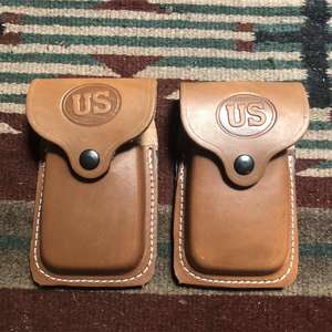 Colt 45 modèle 1911, cuir tanné et étui pour chargeur, Wild Bunch - Product Image 5