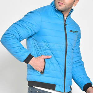 Veste matelassée pour homme, best-seller, écologique, respirante, légère, surdimensionnée, col montant, logo sur le devant, couleurs personnalisables - Product Image 3