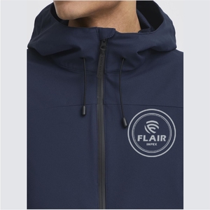 Veste Softshell d'hiver pour homme, coupe-vent, imperméable, respirante, style streetwear, avec logo brodé sur le devant - Product Image 6