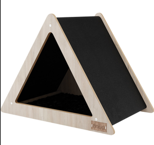 เตียงไม้สำหรับแมวที่เป็นมิตรกับสิ่งแวดล้อมพร้อมรูปแบบสัตว์ที่ปรับแต่งได้กรงสัตว์เลี้ยงทำจากเวียดนาม - Product Image 1