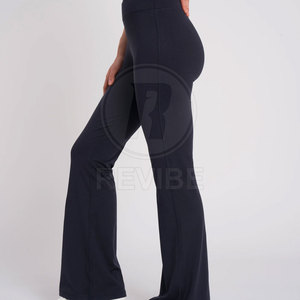 Wholesale Custom Made Yoga <b>Legging</b> Professional Made Women <b>Flare</b> <b>Legging</b> High Quality Women <b>Flare</b> <b>Legging</b> - Product Image 2
