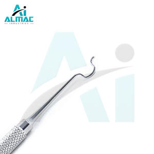 ALMAC Logotipo personalizado Sonda de excavadora dental de doble extremo Manual Instrumento quirúrgico de acero inoxidable Certificado CE - Product Image 3