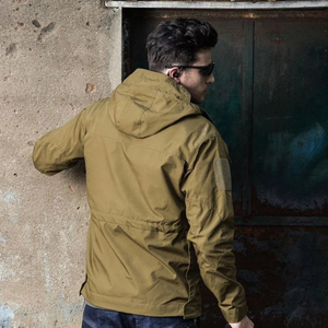 Combinaison tactique d'entraînement imperméable thermique en polaire d'hiver pour la chasse, veste tactique pour hommes - Product Image 5