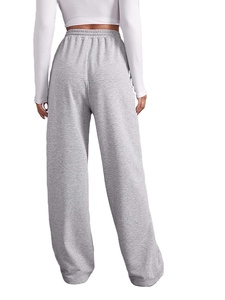 Pantalones de chándal de estilo holgado con cordón de Color sólido para mujer, pantalones de pierna recta, pantalones de chándal de gran tamaño 2026 - Product Image 2