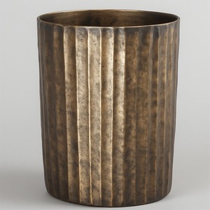 Cubo de basura de acero galvanizado hecho a mano, acabado negro mate, color personalizado, diseño ecológico para interiores de casas elegantes - Product Image 4