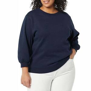 Sudadera personalizada para mujer sudaderas lisas de alta calidad con logotipo personalizado sudaderas transpirables de talla grande para mujer - Product Image 4