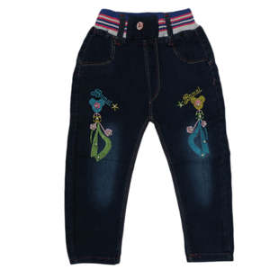 กางเกงยีนส์เด็กผู้หญิง - สีฟ้า - Product Image 1