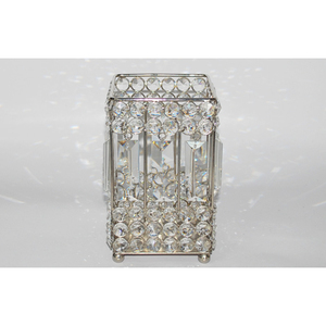 เชิงเทียนคริสตัลทรงกลมสำหรับใส่น้ำชาดีไซน์ที่เป็นเอกลักษณ์ของตกแต่งสำนักงานที่หรูหราเชิงเทียนลูกปัดที่มีสไตล์ของตกแต่งบนโต๊ะอาหาร - Product Image 2