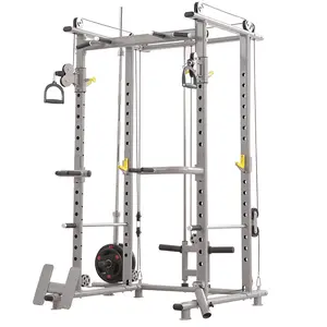 Gym Fitness Equipment Smith Machine Squat Rack Cross Cable Equipment for Multi Functional Trainer Combination