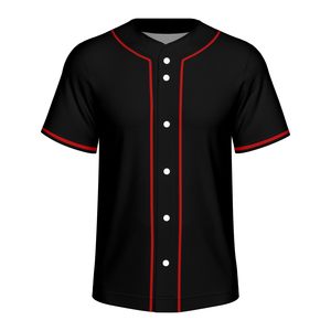 Offre Spéciale 100% polyester maille respirant évacuation de l'humidité maillot de baseball à manches courtes vêtements de sport imprimé vierge maillot de baseball - Product Image 2