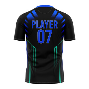 Maillots de football en polyester 100% personnalisés, respirants, légers, imprimés par sublimation, à séchage rapide, vente en gros - Product Image 2
