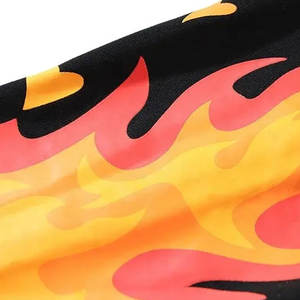 โลโก้ที่กําหนดเองกางเกงผ้าขนแกะ Flare Unisex เชือกยาวStreetwear Flaredผู้ชายกางเกงผ้าขนแกะ Sweatpants - Product Image 5