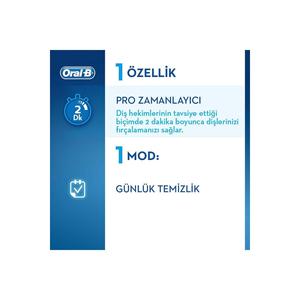 Spazzolino elettrico bianco a croce orale-B vitalità 100 azione - Product Image 2