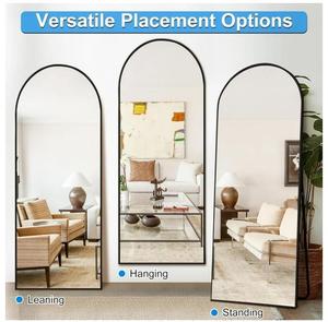 도매 맞춤형 고급 빈티지 전신 거울, 가정용 장식용 대형 살롱 욕실 스탠딩 플로어 미러 - Product Image 4