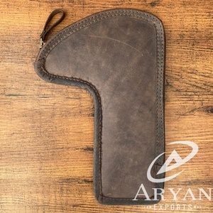 El más nuevo soporte de funda de perno de cuero genuino de grano completo de alta resistencia, cubierta de perno de gran capacidad, se adhiere al cinturón para facilitar su transporte - Product Image 1