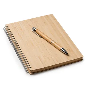 Taccuino Personalizzato in Bambù con Gadget per Promozioni - Product Image 1