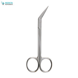 กรรไกรตัดมุมขนาด11ซม.,กรรไกรผ่าตัดทางทันตกรรมทำจากสเตนเลสสตีล - Product Image 1