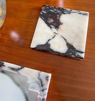 100% caboteur en marbre naturel caboteur de boisson Table élégante décorative formes personnalisées tailles couleurs haute qualité utilisation personnalisable