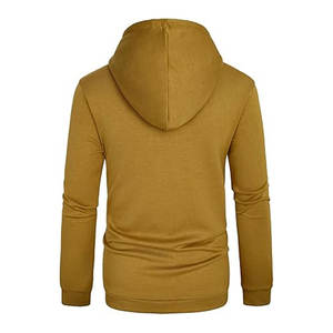 Sweat à capuche épais Premium Nouveau design Sweats à capuche zippés Sweats à capuche de luxe en polaire de couleur dorée personnalisée - Product Image 4